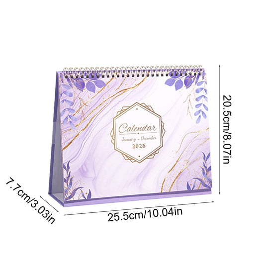 Dmlowu 2026 Desk Calendar - 8x10 inch Desk Calendar 2026-2027, 12 Months Desk Calendar Runs From January 2026 V1189-LWWAL-20260325-01295