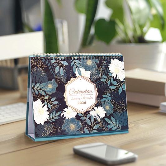 Dmlowu 2026 Desk Calendar - 8x10 inch Desk Calendar 2026-2027, 12 Months Desk Calendar Runs From January 2026 V1189-LWWAL-20260325-01296