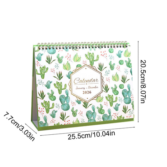 Dmlowu 2026 Desk Calendar - 8x10 inch Desk Calendar 2026-2027, 12 Months Desk Calendar Runs From January 2026 V1189-LWWAL-20260325-01297