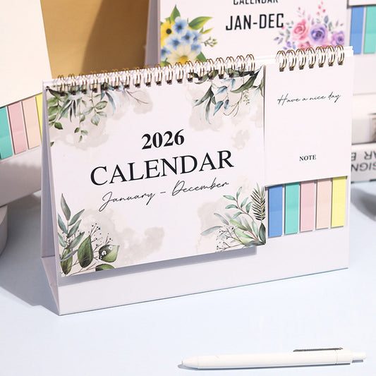 Dmlowu 2026 Desk Calendar - 8x10 inch Desk Calendar 2026-2027, 12 Months Desk Calendar Runs From January 2026 V1189-LWWAL-20260325-01298