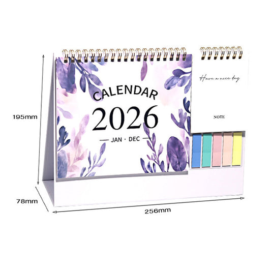 Dmlowu 2026 Desk Calendar - 8x10 inch Desk Calendar 2026-2027, 12 Months Desk Calendar Runs From January 2026 V1189-LWWAL-20260325-01299