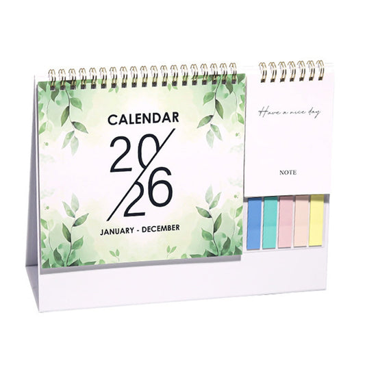 Dmlowu 2026 Desk Calendar - 8x10 inch Desk Calendar 2026-2027, 12 Months Desk Calendar Runs From January 2026 V1189-LWWAL-20260325-01300
