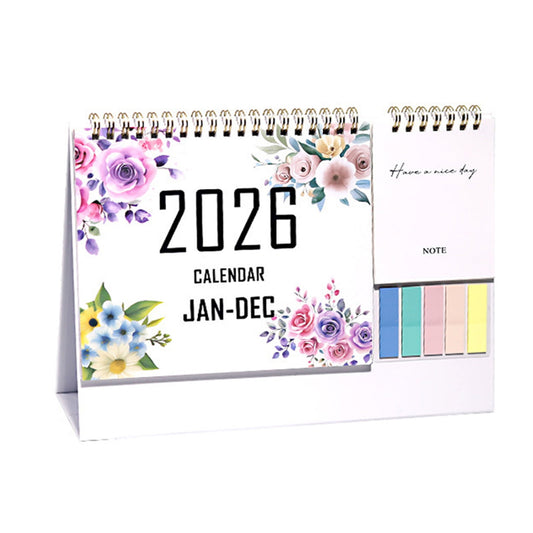 Dmlowu 2026 Desk Calendar - 8x10 inch Desk Calendar 2026-2027, 12 Months Desk Calendar Runs From January 2026 V1189-LWWAL-20260325-01301