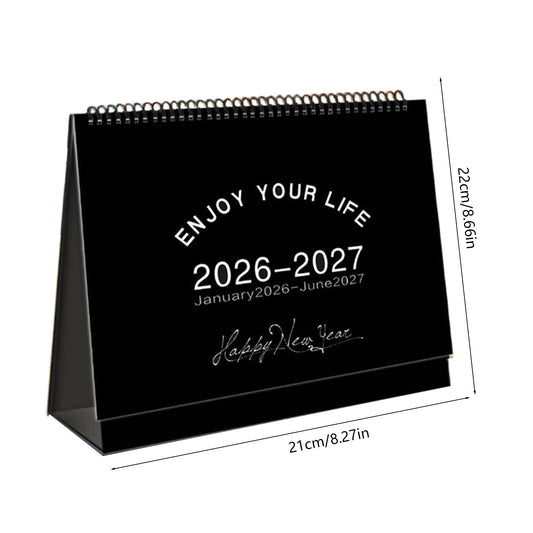 Dmlowu 2026 Desk Calendar - 8x10 inch Desk Calendar 2026-2027, 12 Months Desk Calendar Runs From January 2026 V1189-LWWAL-20260325-01303