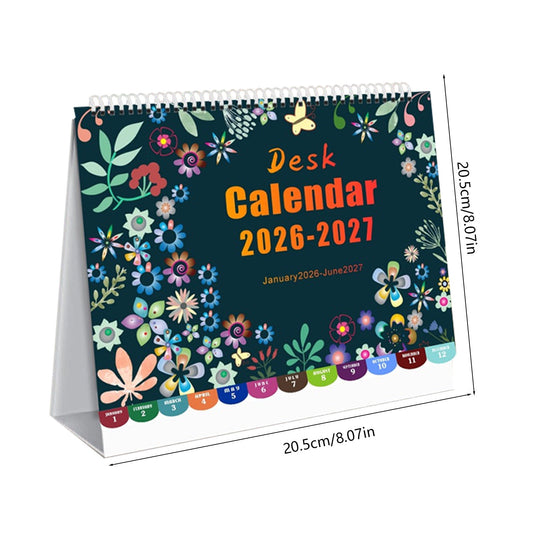 Dmlowu 2026 Desk Calendar - 8x10 inch Desk Calendar 2026-2027, 12 Months Desk Calendar Runs From January 2026 V1189-LWWAL-20260325-01310
