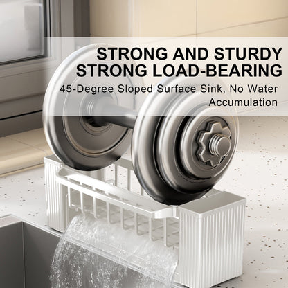 Kitchen sink sponge rack, kitchen sink storage rack, rust-proof detachable dishcloth rack, sink storage rack, V1189-LWWAL-20260325-01329
