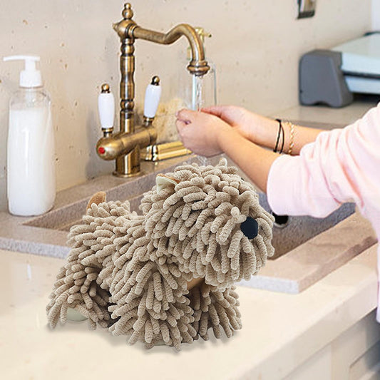 PALIFEUR Hangable Towels Cute Dog Hand Towels, Highly Absorbent Kitchen Towels Soft Thicker Hand Towels for V1189-LWWAL-20260325-01337
