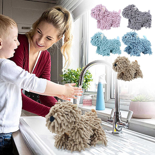 PALIFEUR Hangable Towels Cute Dog Hand Towels, Highly Absorbent Kitchen Towels Soft Thicker Hand Towels for V1189-LWWAL-20260325-01338