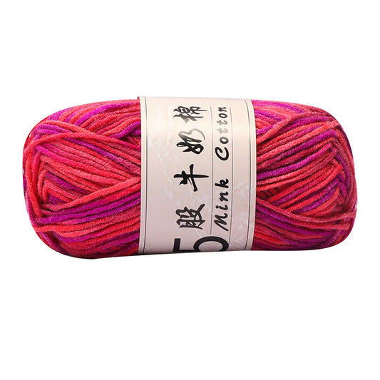 PALIFEUR Cotton Yarn Soft Cotton Yarn for Crocheting and Knitting, 1.76 oz/50g Multicolor Crochet yarn for V1189-LWWAL-20260325-01343