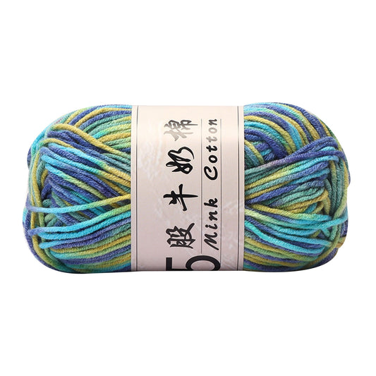 PALIFEUR Cotton Yarn Soft Cotton Yarn for Crocheting and Knitting, 1.76 oz/50g Multicolor Crochet yarn for V1189-LWWAL-20260325-01344