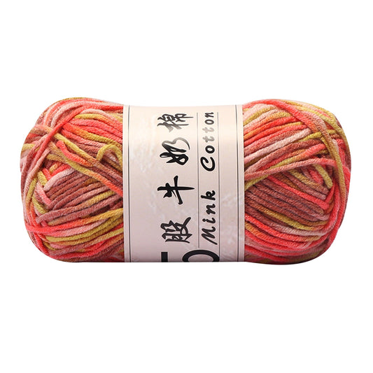 PALIFEUR Cotton Yarn Soft Cotton Yarn for Crocheting and Knitting, 1.76 oz/50g Multicolor Crochet yarn for V1189-LWWAL-20260325-01347