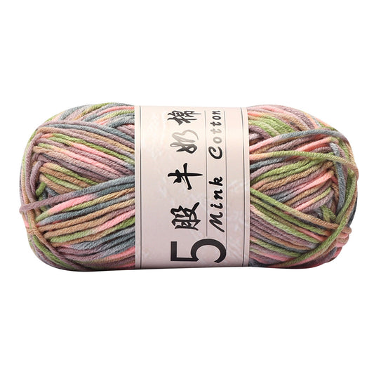 PALIFEUR Cotton Yarn Soft Cotton Yarn for Crocheting and Knitting, 1.76 oz/50g Multicolor Crochet yarn for V1189-LWWAL-20260325-01348