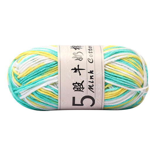 PALIFEUR Cotton Yarn Soft Cotton Yarn for Crocheting and Knitting, 1.76 oz/50g Multicolor Crochet yarn for V1189-LWWAL-20260325-01352