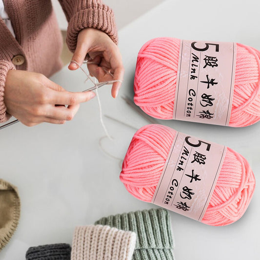 PALIFEUR Cotton Yarn Soft Cotton Yarn for Crocheting and Knitting, 1.76 oz/50g Multicolor Crochet yarn for V1189-LWWAL-20260325-01355