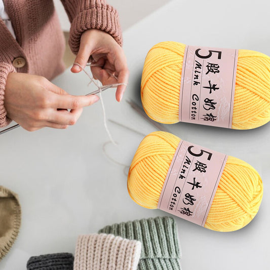 PALIFEUR Cotton Yarn Soft Cotton Yarn for Crocheting and Knitting, 1.76 oz/50g Multicolor Crochet yarn for V1189-LWWAL-20260325-01356