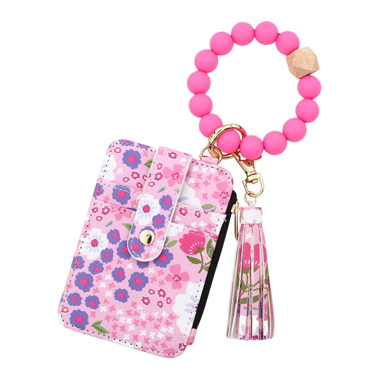 PALIFEUR Wallet Women, Wallet Keychain Wristlet for Women, Slim Credit Card Holder Wallet, Fashion Tassel V1189-LWWAL-20260325-01409