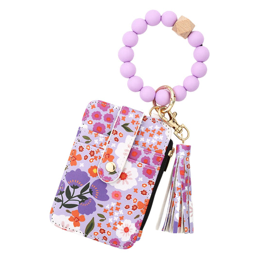 PALIFEUR Wallet Women, Wallet Keychain Wristlet for Women, Slim Credit Card Holder Wallet, Fashion Tassel V1189-LWWAL-20260325-01413