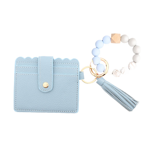 PALIFEUR Wallet Women, Wallet Keychain Wristlet for Women, Slim Credit Card Holder Wallet, Fashion Tassel V1189-LWWAL-20260325-01424