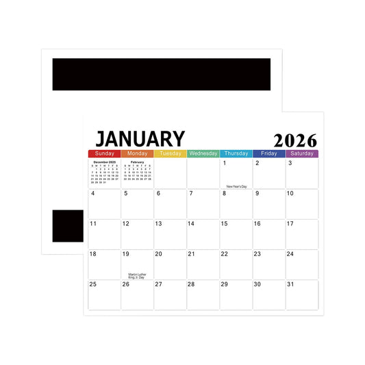 Tyidzon Magnetic Calendar for Refrigerator 2026-2027, 12x10" 18 Month Runs Monthly Fridge Calendar Magnet V1189-LWWAL-20260325-01438