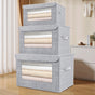 Wzzjkit Clothes Storage Bins, Foldable Storage Bin for Clothes, Clothing Storage Bins with Lid, Linen Storage V1189-LWWAL-20260325-01446