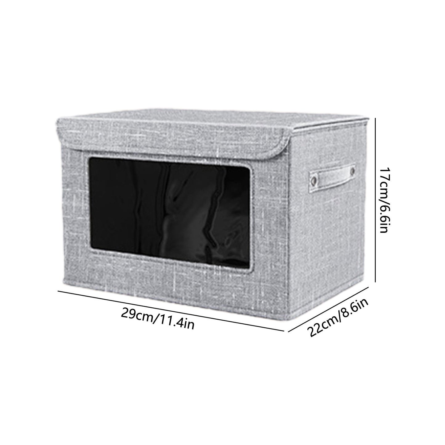 Wzzjkit Clothes Storage Bins, Foldable Storage Bin for Clothes, Clothing Storage Bins with Lid, Linen Storage V1189-LWWAL-20260325-01446