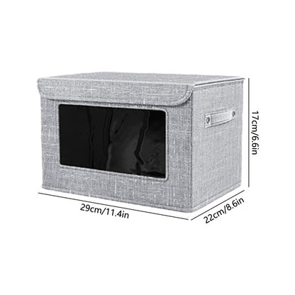 Wzzjkit Clothes Storage Bins, Foldable Storage Bin for Clothes, Clothing Storage Bins with Lid, Linen Storage V1189-LWWAL-20260325-01446