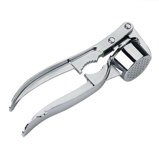 Stainless Steel Garlic Press Rocker, Garlic Mincer With Studs, Heavy Duty Garlic Chopper, Effective Garlic V1189-LWWAL-20260325-01452