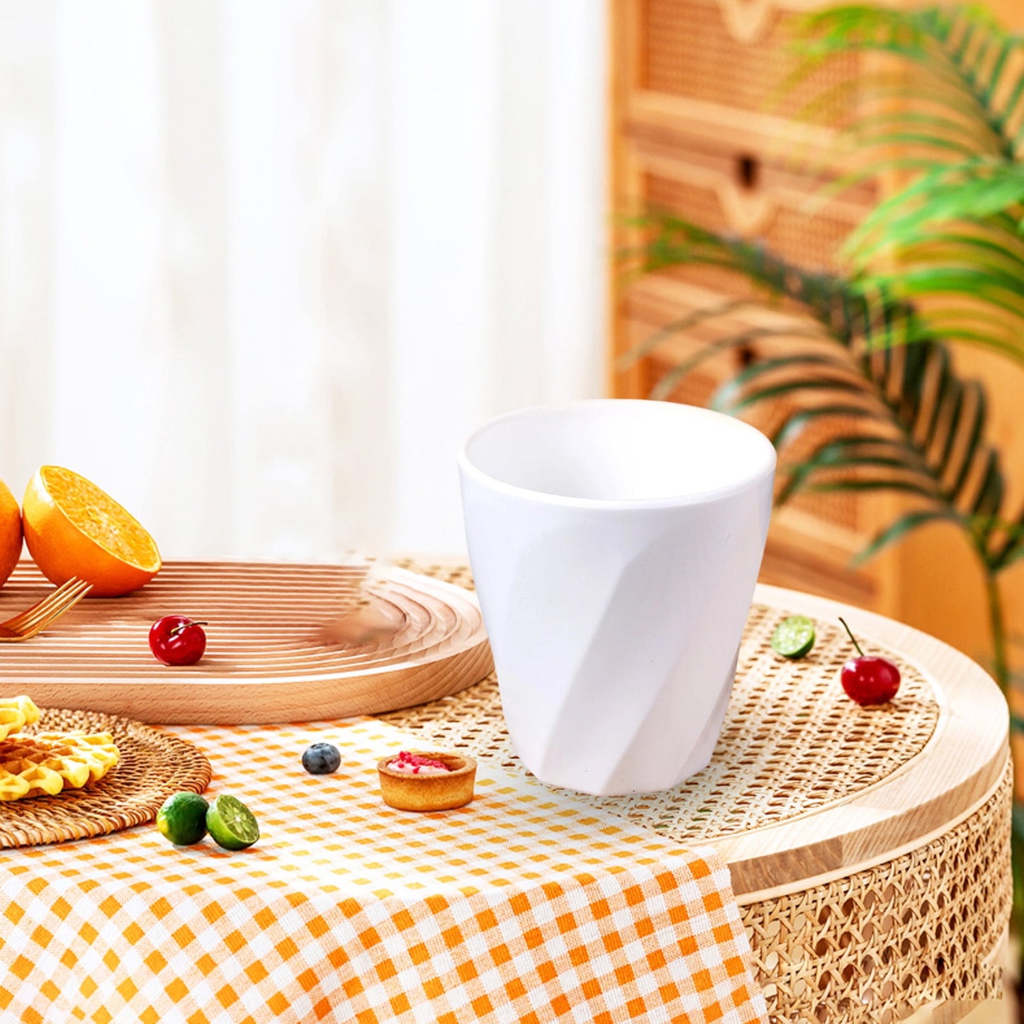 Tyidzon Unbreakable Plastic Cups Reusable Multi-Purpose Plastic Cups, Drinking Cup for Kitchen, Bpa-Free, V1189-LWWAL-20260325-01462