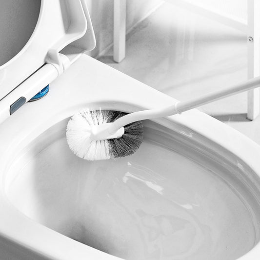 Tyidzon Bathroom Toilet Bowl Brush, Curved Design Toilet Brush for Deep Cleaning Under Rim, Easy Handy V1189-LWWAL-20260325-01490