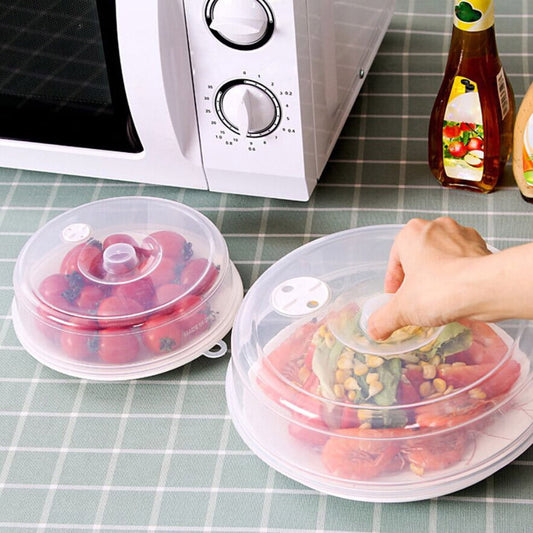 Danhjin 2PCS Microwave Splatter Cover for Food,Clear Like Glass Microwave Splash Guard Cooker lid,Dish bowl V1189-LWWAL-20260325-01561