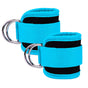 Billbianc Adjustable Polyester Ankle Straps for Cable Machine Kickbacks (2 Pack) Blue V1189-LWWAL-20260325-01563