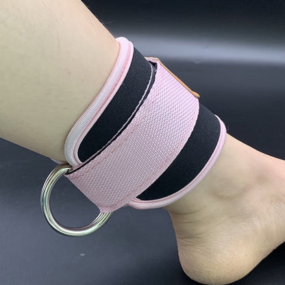 Billbianc Adjustable Polyester Ankle Straps for Cable Machine Kickbacks (2 Pack) Pink V1189-LWWAL-20260325-01564