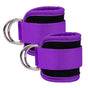 Billbianc Adjustable Polyester Ankle Straps for Cable Machine Kickbacks (2 Pack) purple V1189-LWWAL-20260325-01566