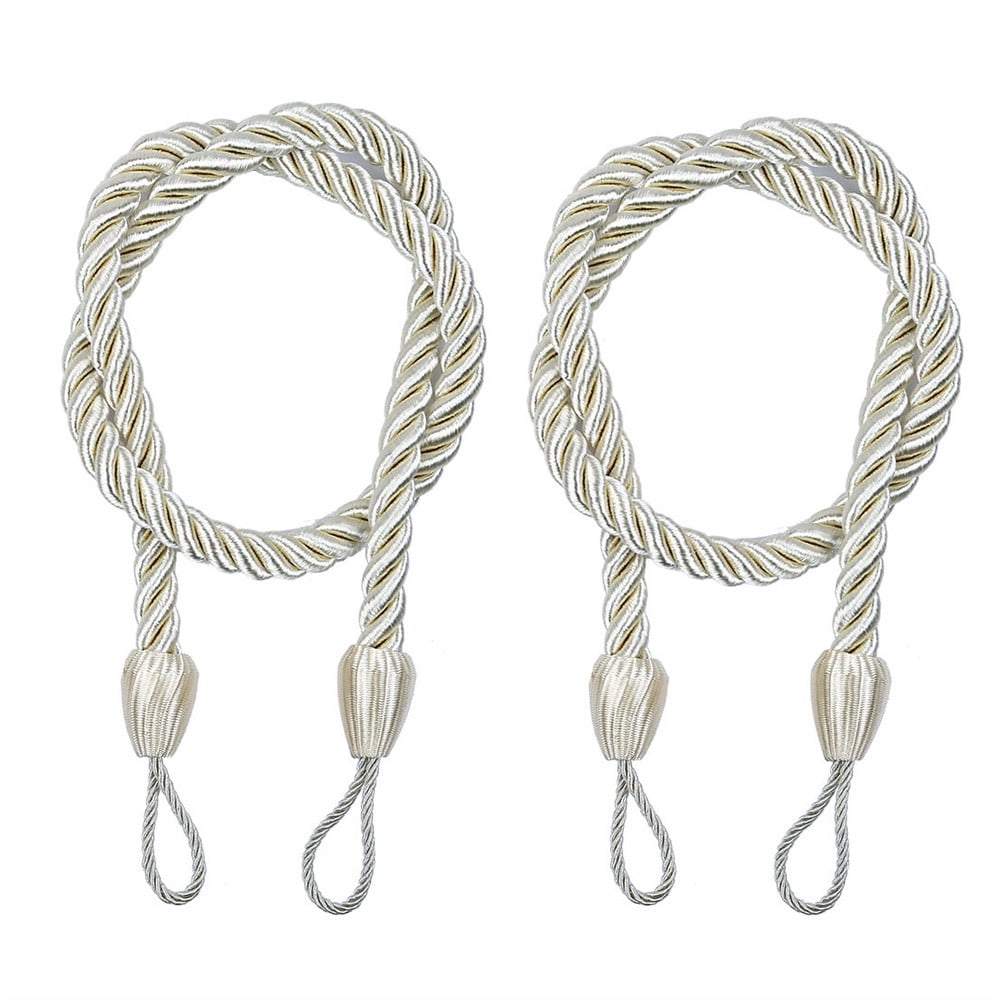 LSLJS Curtain Tiebacks Clearance Under $5! Curtain Holdbacks, 2PCS Curtain Tie Backs for Curtains, Ropes Tie V1189-LWWAL-20260325-01587