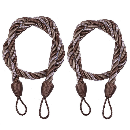 LSLJS Curtain Tiebacks Clearance Under $5! Curtain Holdbacks, 2PCS Curtain Tie Backs for Curtains, Ropes Tie V1189-LWWAL-20260325-01590