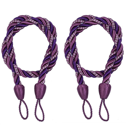 LSLJS Curtain Tiebacks Clearance Under $5! Curtain Holdbacks, 2PCS Curtain Tie Backs for Curtains, Ropes Tie V1189-LWWAL-20260325-01592
