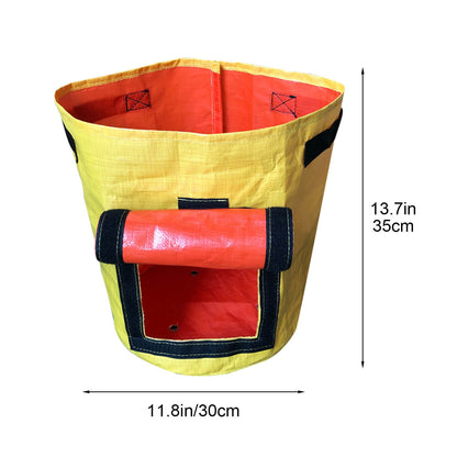 Suncoda Summer Savings 34x35cm Potato Grow Bag with Side Window & Handles 12" x 14" Gray#2 V1189-LWWAL-20260325-01615