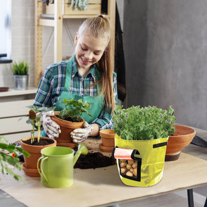 Suncoda Summer Savings 34x35cm Potato Grow Bag with Side Window & Handles 12" x 14" Gray#2 V1189-LWWAL-20260325-01615