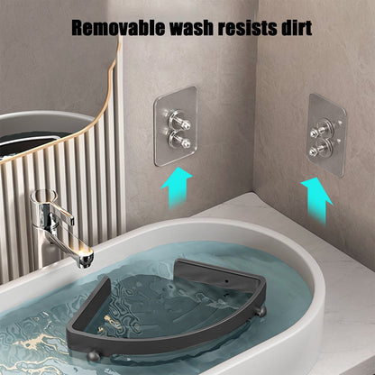 Tyidzon Bathroom Corner Shelf Gray Wall Mounted Corner Shower Caddy Kitchen Corner Shelves No Drill Shower V1189-LWWAL-20260325-01706