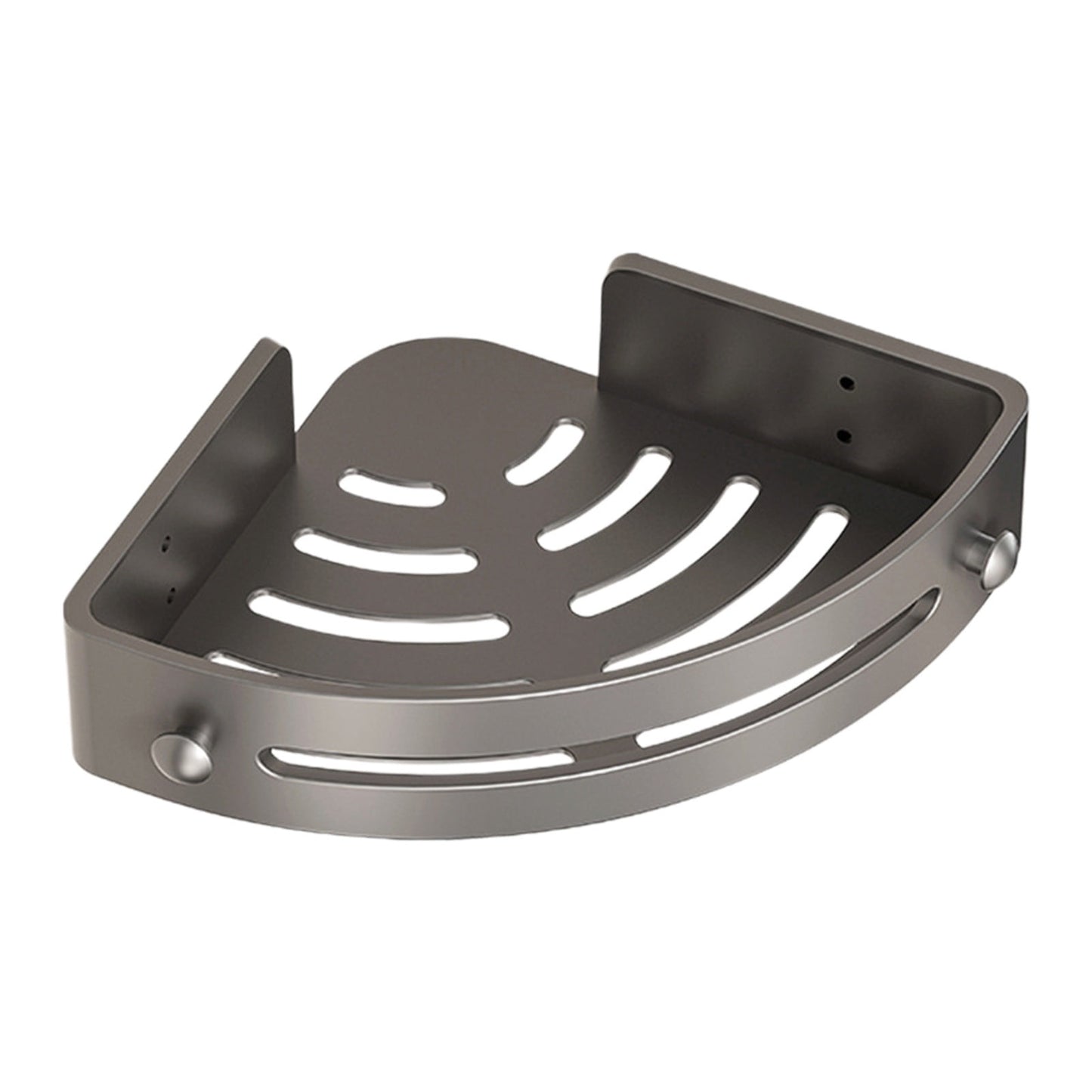 Tyidzon Bathroom Corner Shelf Gray Wall Mounted Corner Shower Caddy Kitchen Corner Shelves No Drill Shower V1189-LWWAL-20260325-01707