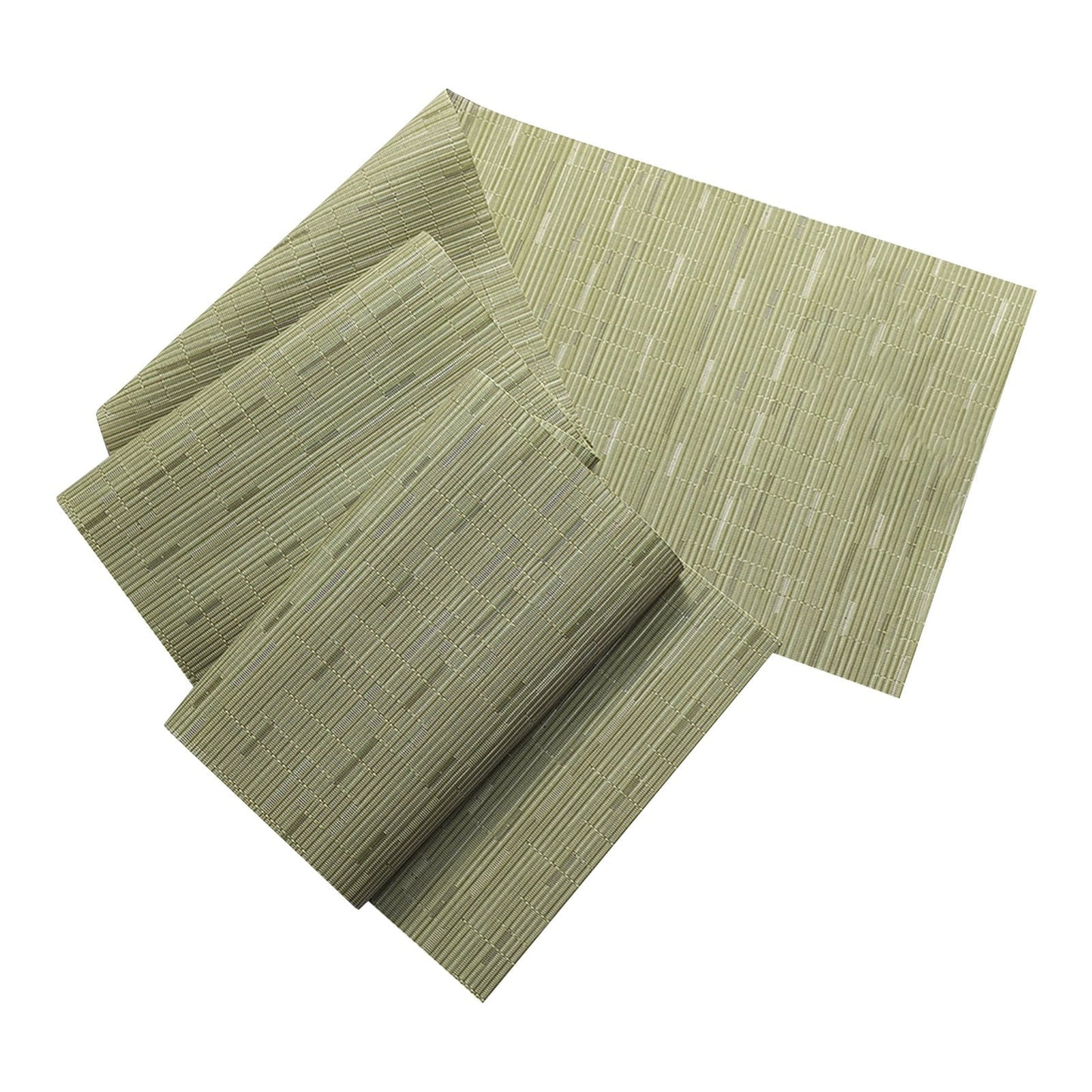 JWDX Placemat Clearance, Table Runner Texture Weave Doily Heat Insulation Pvc Wedding Party Dining Table V1189-LWWAL-20260325-01748