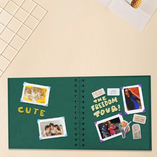 Greeting Card Clearance! JWDX (Green) Diy Wedding Baby Scrapbook Album, Create Your Own Diy Wedding and Baby V1189-LWWAL-20260325-01751