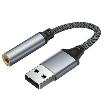 Wmool Usb To 3.5Mm Jack Audio Adapter,External Sound Card Usb-A To Audio Jack V1189-LWWAL-20260325-01753