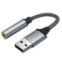 Wmool Usb To 3.5Mm Jack Audio Adapter,External Sound Card Usb-A To Audio Jack V1189-LWWAL-20260325-01753