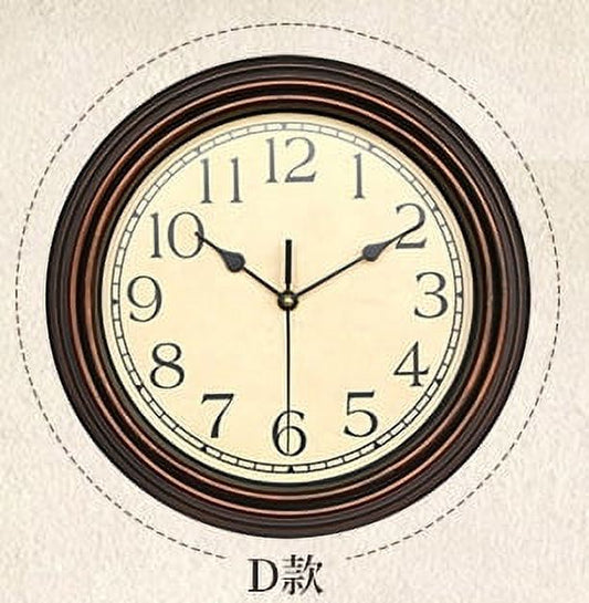 Ttybhh Wall Clock Clearance! Clock Promotion Sale, Clock Vintage Rustic Wooden Wall Clock Antique Shabby V1189-LWWAL-20260325-01754