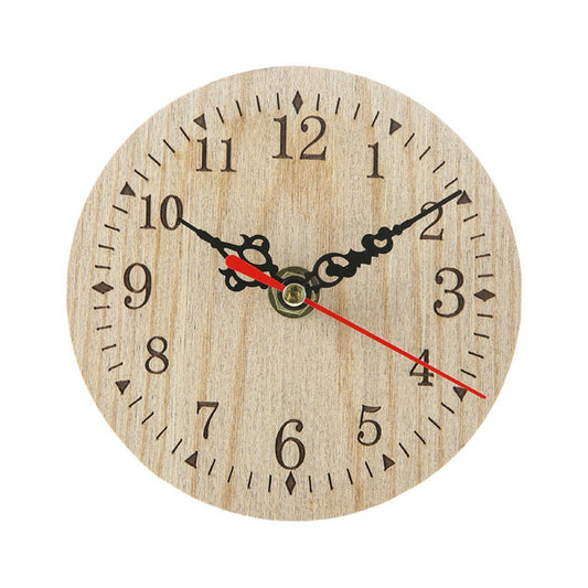 Ttybhh Wall Clock Clearance! Clock Promotion Sale, Clock Vintage Rustic Wooden Wall Clock Antique Shabby V1189-LWWAL-20260325-01755