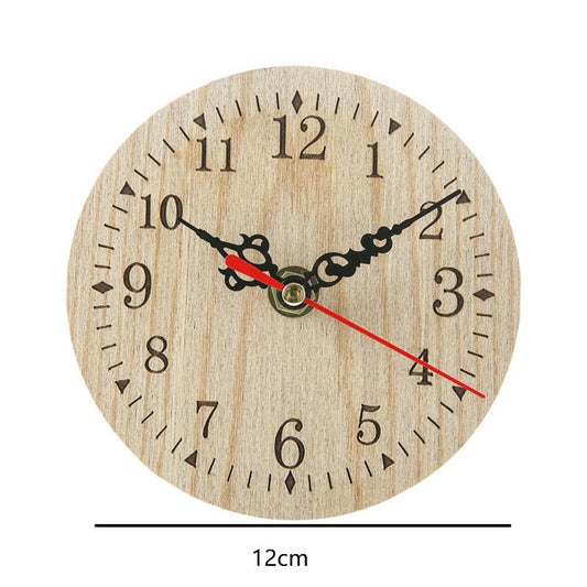 Ttybhh Wall Clock Clearance! Clock Promotion Sale, Clock Vintage Rustic Wooden Wall Clock Antique Shabby V1189-LWWAL-20260325-01755