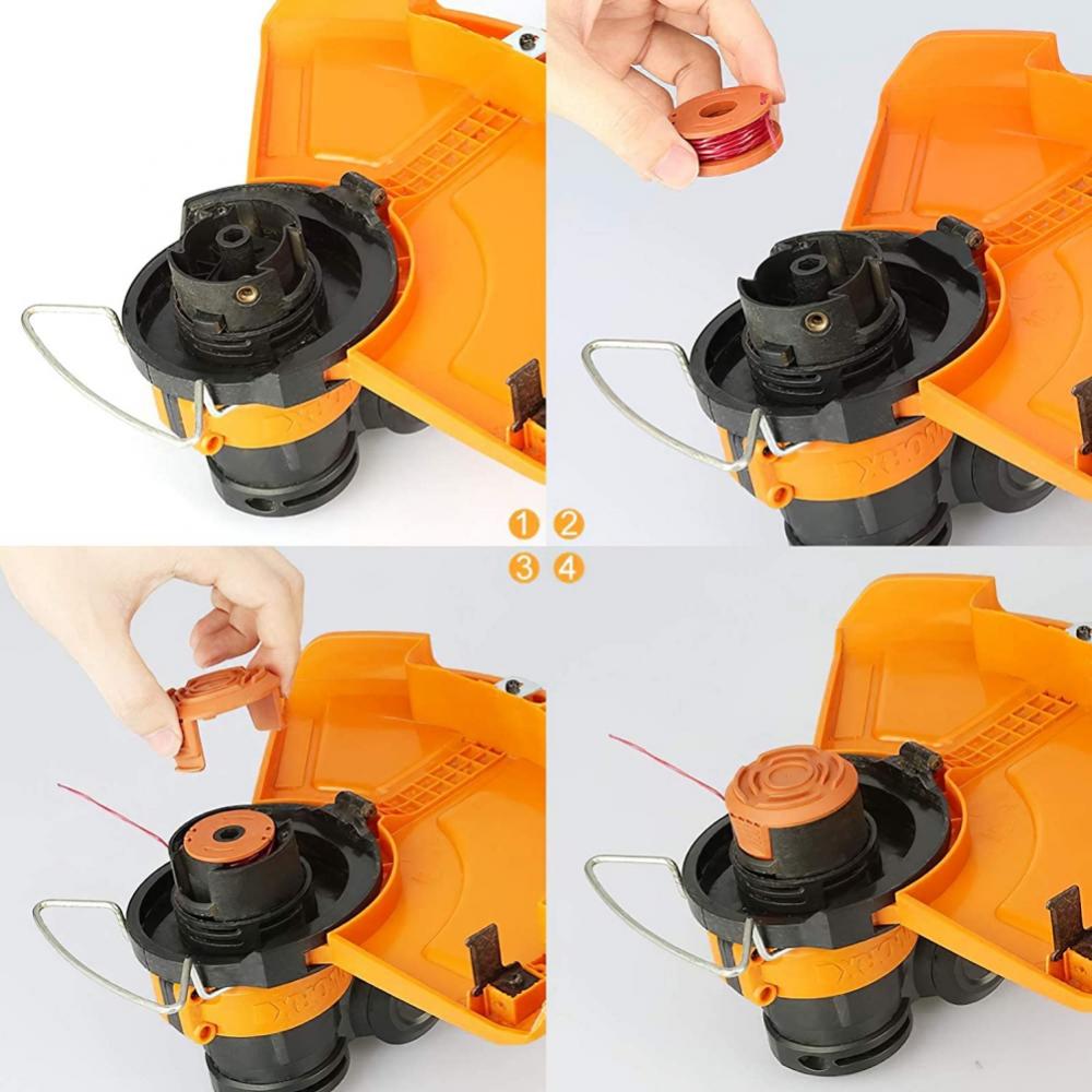 Spool Cap Cover for Worx,Trimmer Replacement Spool Cap Covers for Worx,Suitable for Worx Weed Eater (3 Pack) V1189-LWWAL-20260325-01757