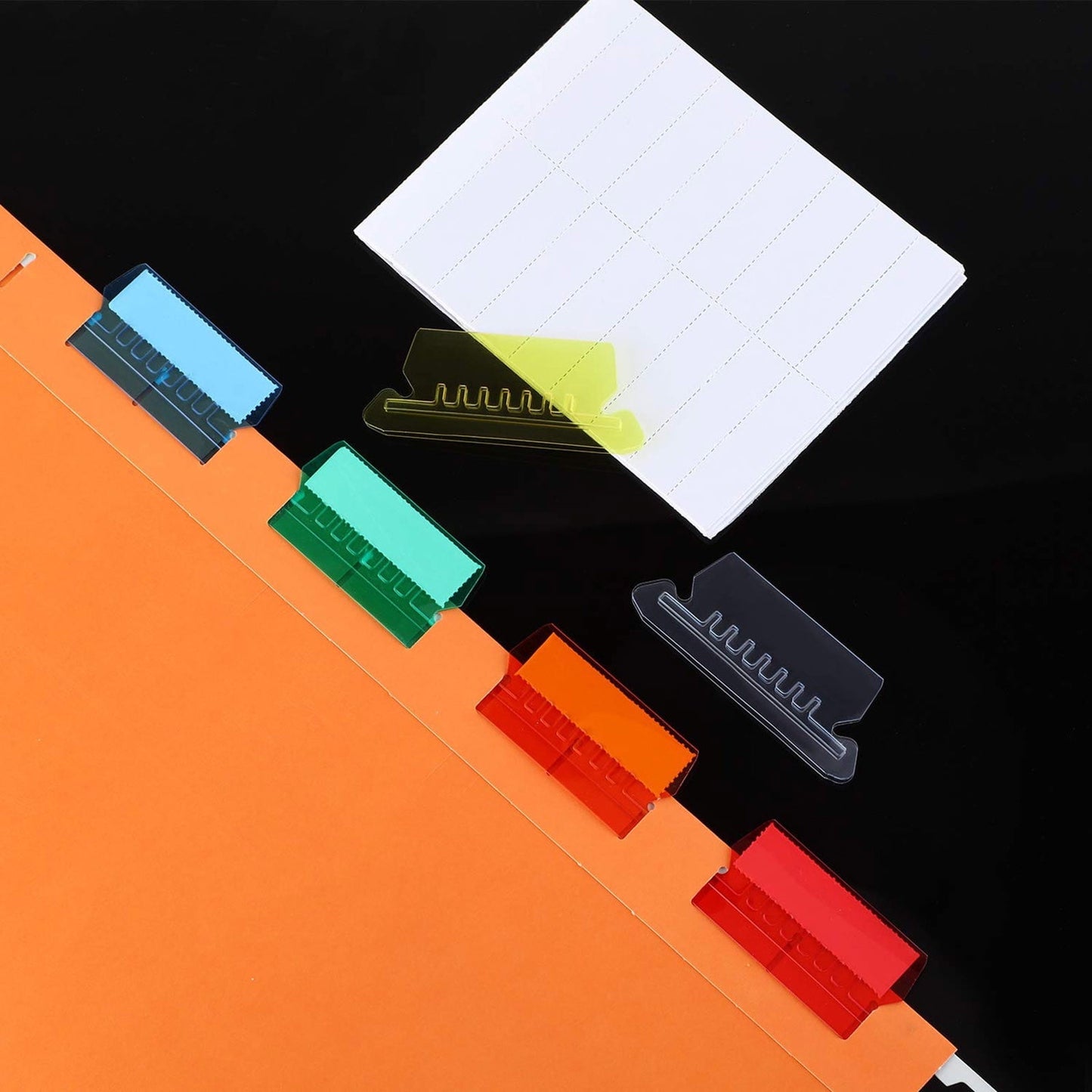 JWDX Label Index Clip Clearance! Color Label Index Folder, File Folder Tabs 25 Hanging File Folder Tabs and V1189-LWWAL-20260325-01767