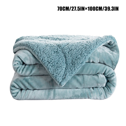 + 1X Blanket, End of Year Clearance: Womens Blankets and Throws, Eveluo Thickened Flannel Lamb Wool Composite V1189-LWWAL-20260325-01791